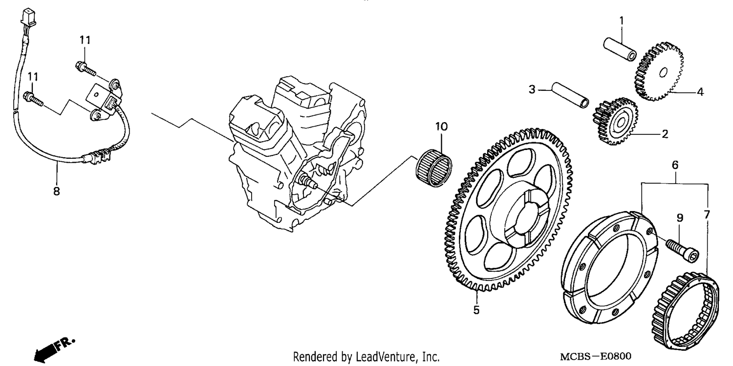 PULSE GENERATOR/ STARTING CLUTCH