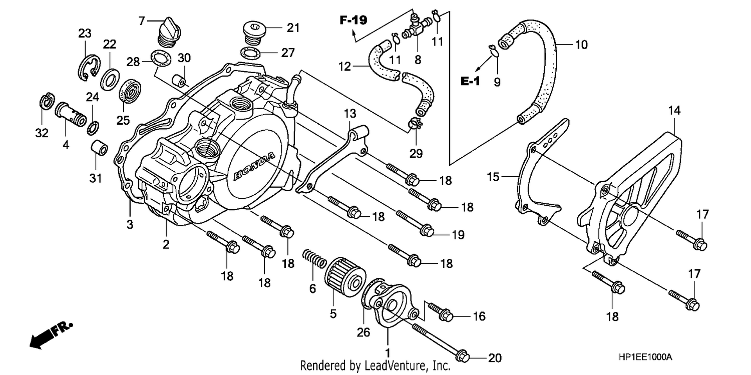 L. CRANKCASE COVER