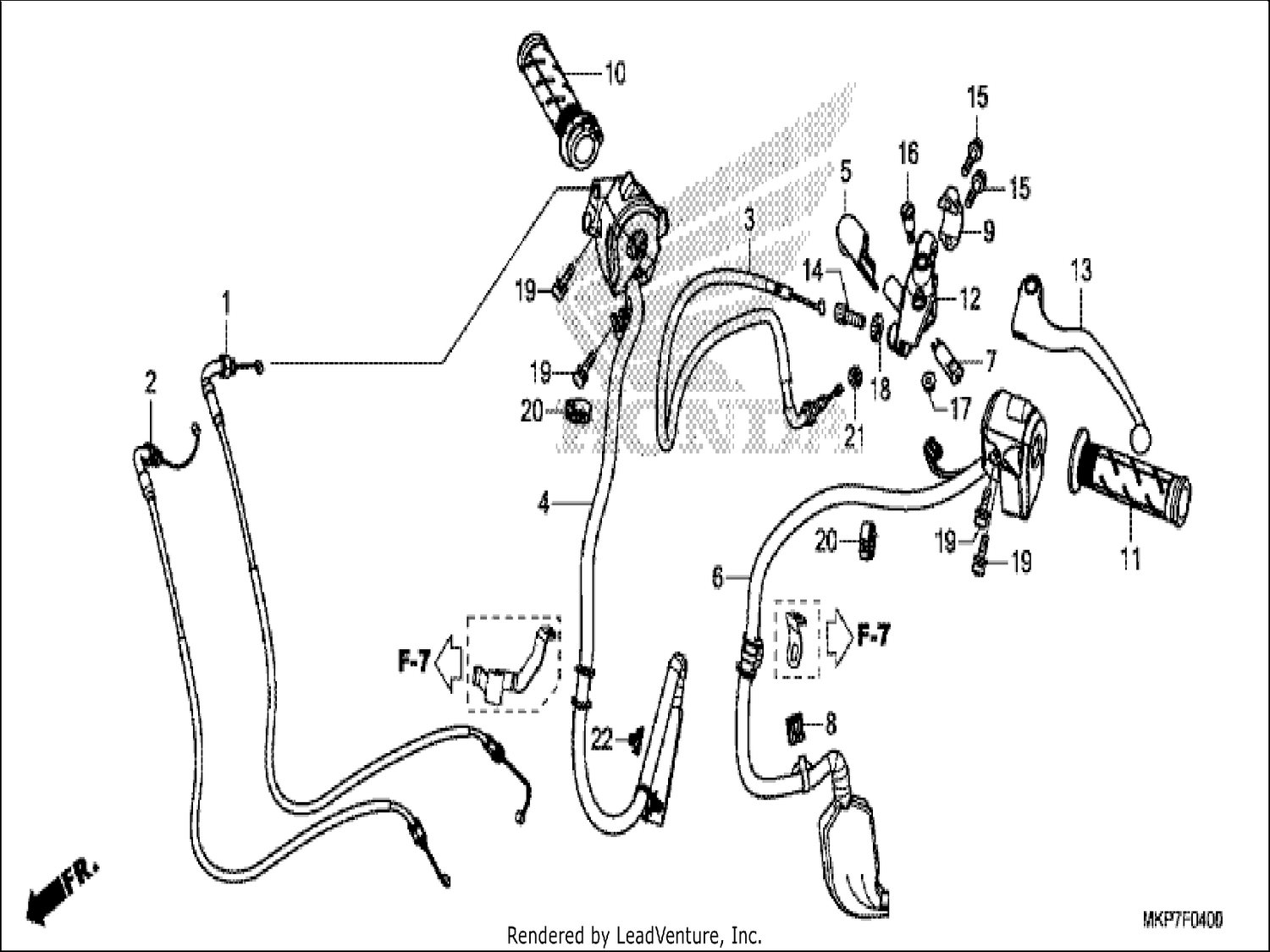  HANDLE LEVER/SWITCH/CABLE