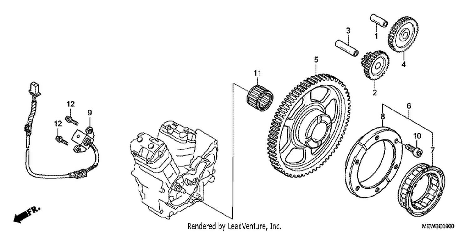  PULSE GENERATOR/ STARTI NG CLUTCH