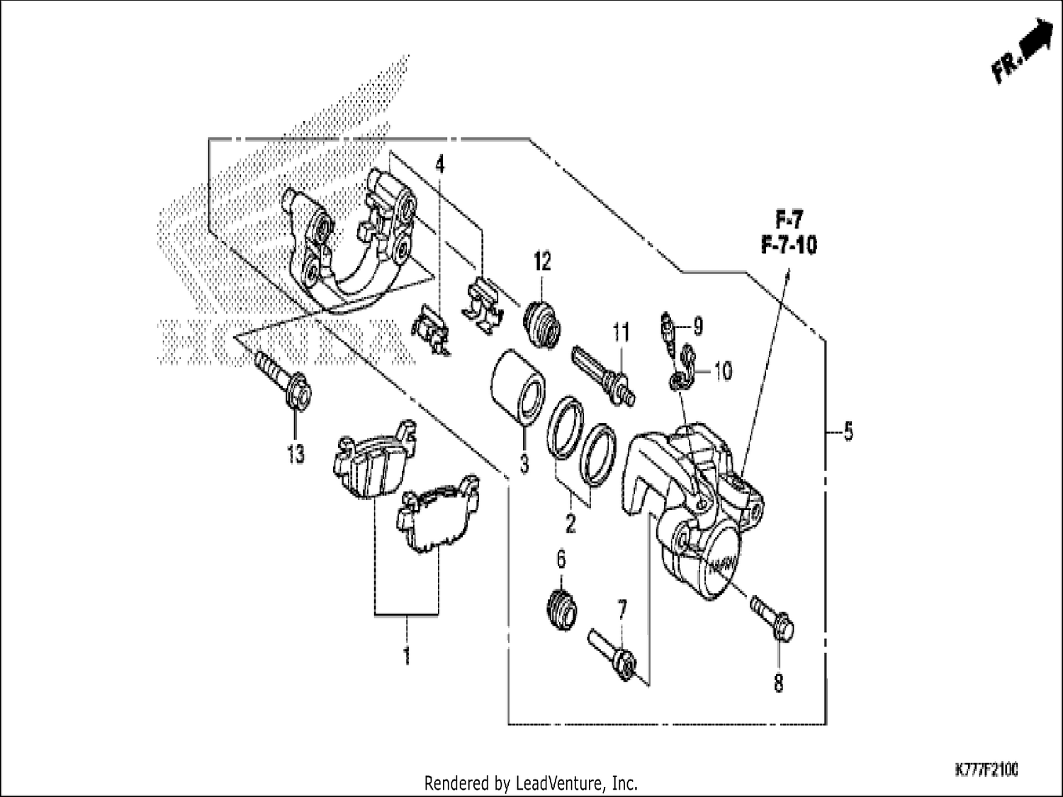  REAR BRAKE CALIPER