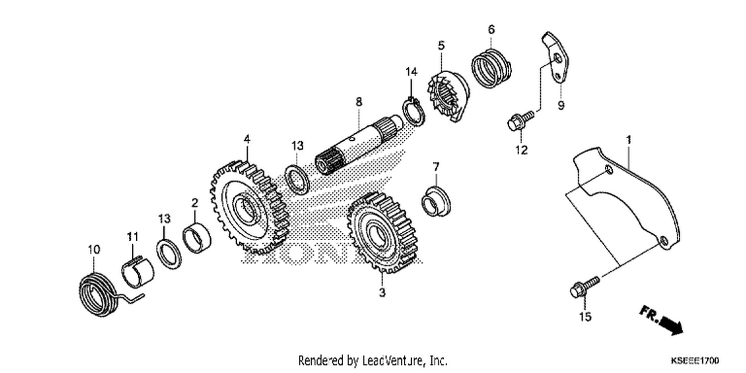  KICK STARTER SPINDLE