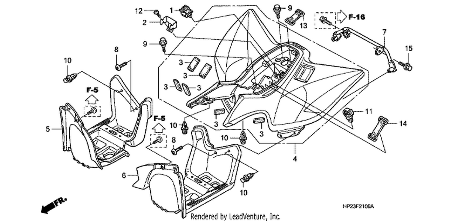  REAR FENDER