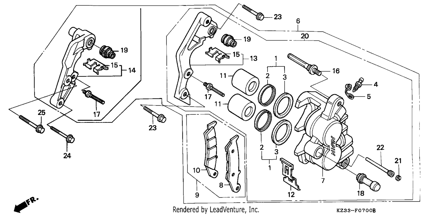 FRONT BRAKE CALIPER