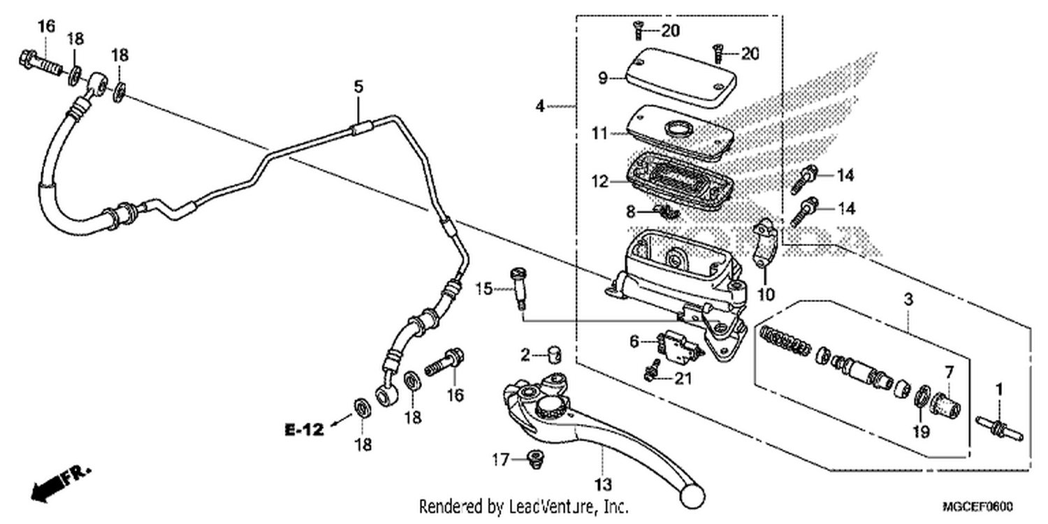  CLUTCH MASTER CYLINDER