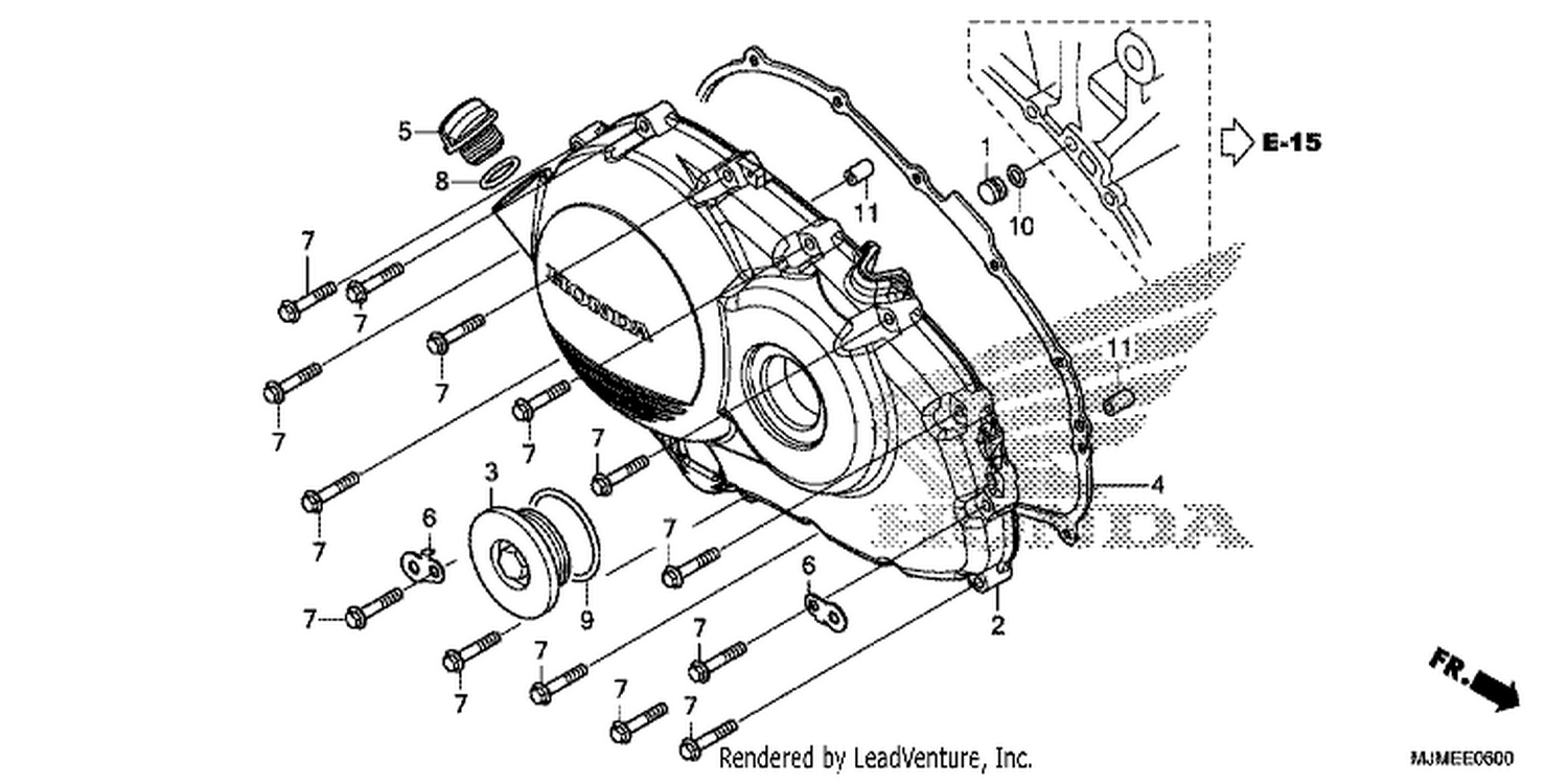  RIGHT CRANKCASE COVER