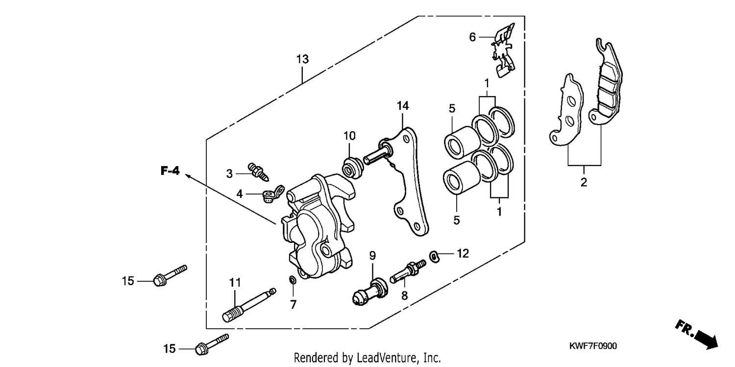 FRONT BRAKE CALIPER