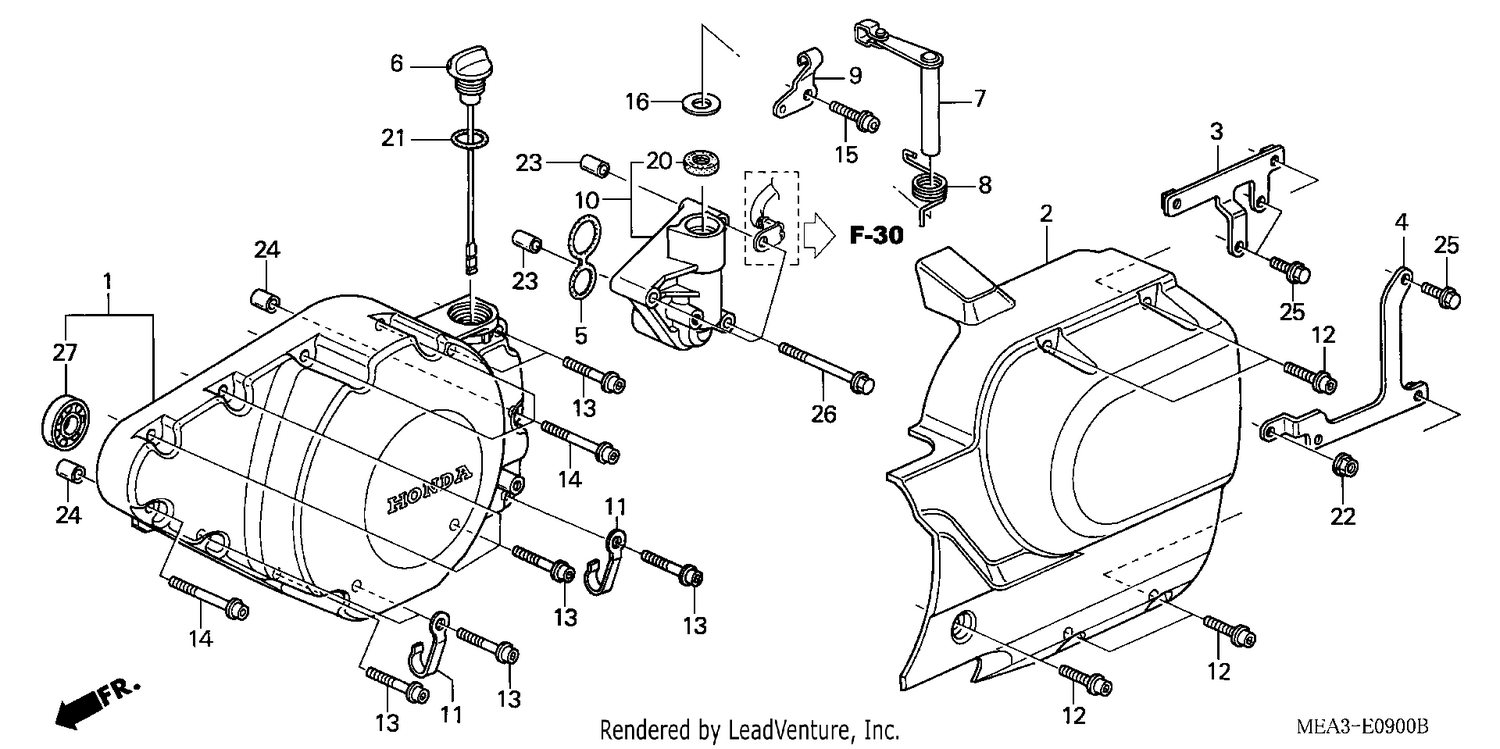 LEFT CRANKCASE COVER
