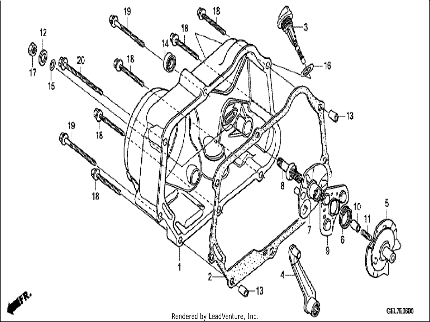  RIGHT CRANKCASE COVER