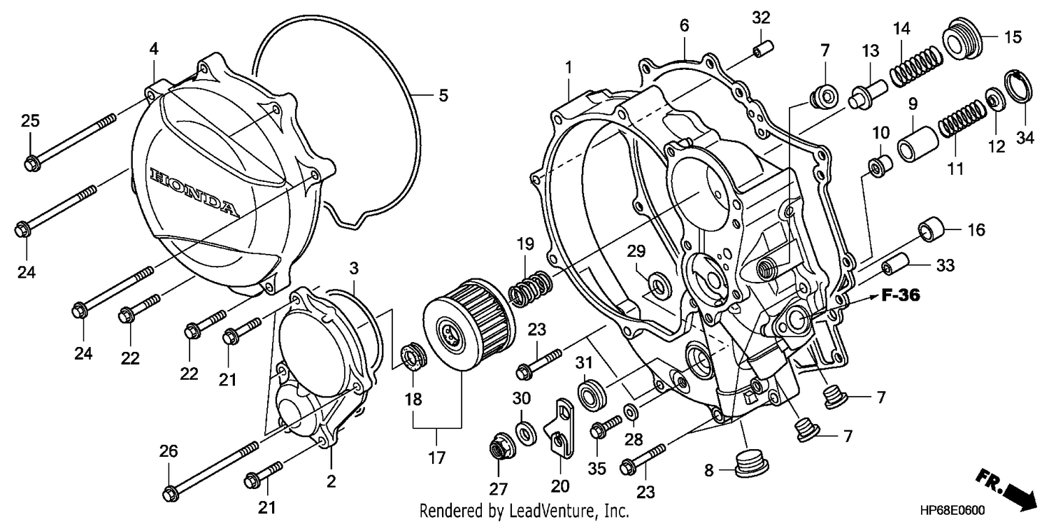 RIGHT CRANKCASE COVER