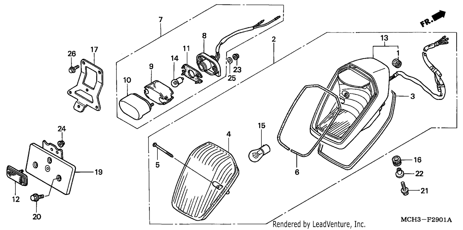 TAILLIGHT (BR/E/ED/EK/F/KO/U)