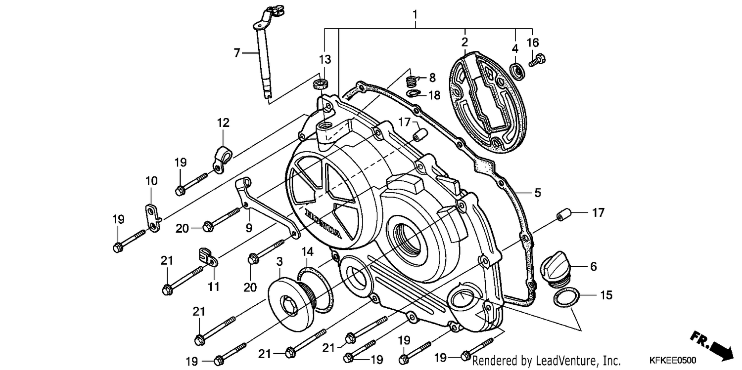 RIGHT CRANKCASE COVER