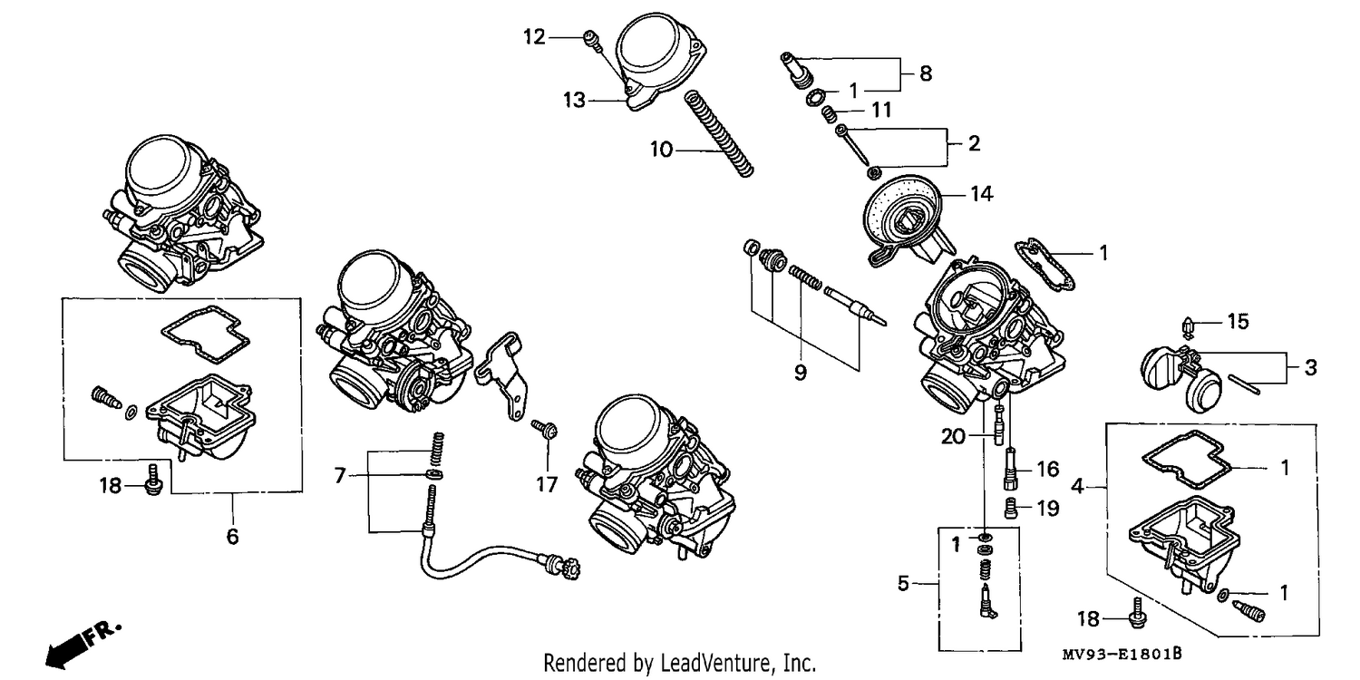 CARBURETOR (COMPONENT PARTS)