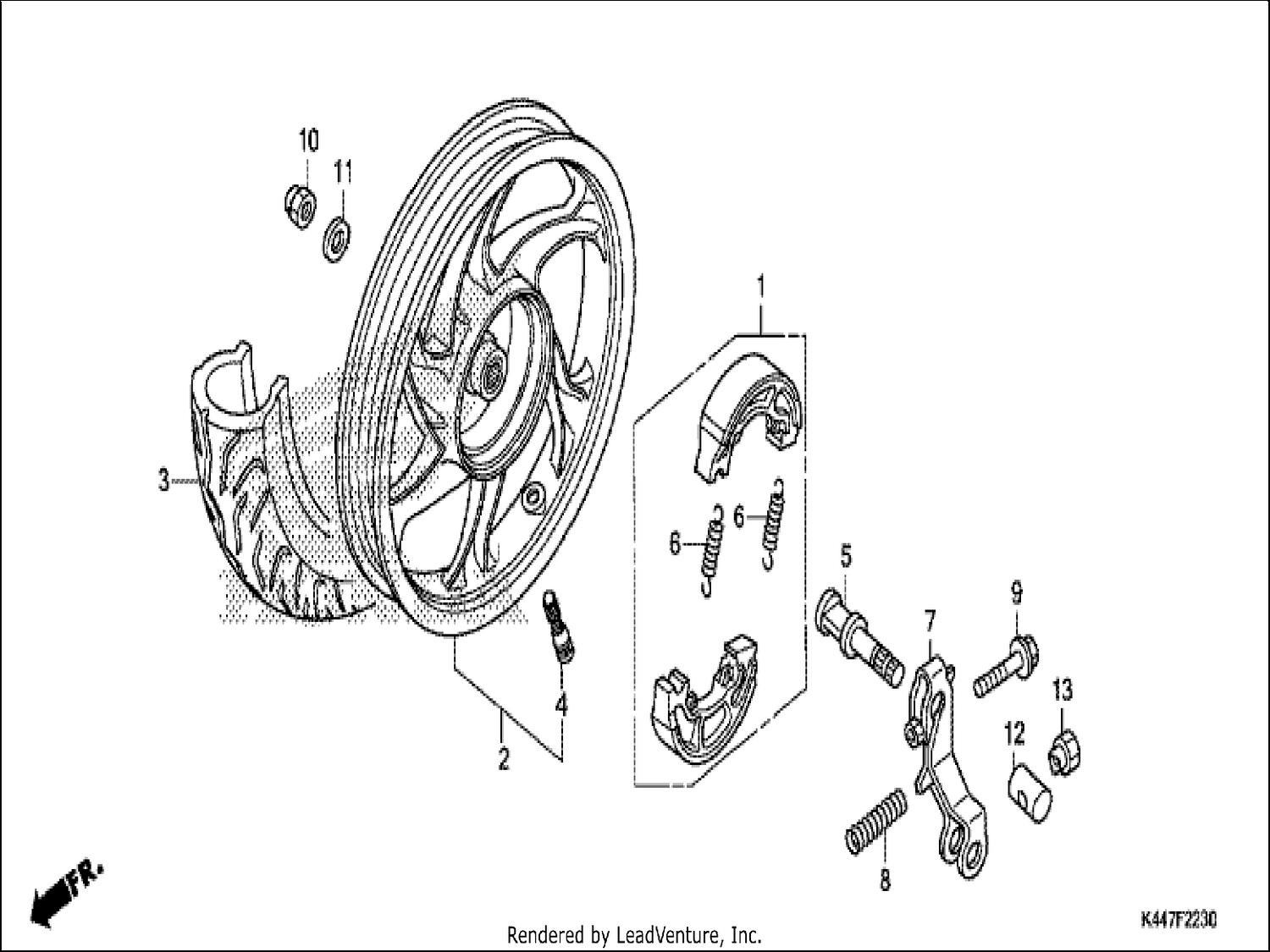  30 REAR WHEEL