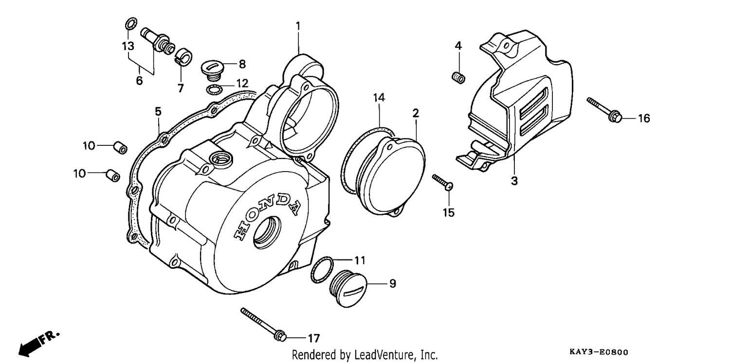 LEFT CRANKCASE COVER