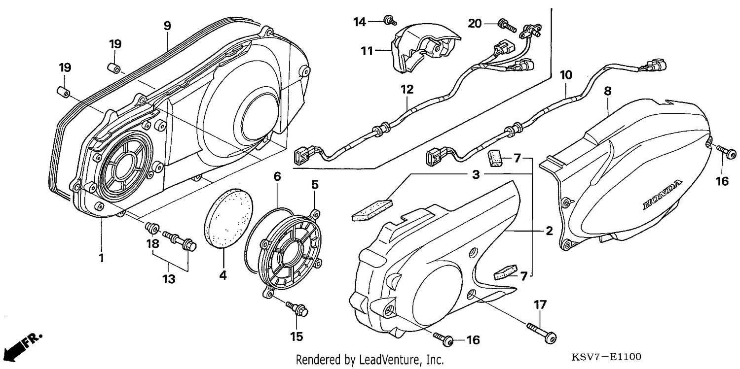 LEFT CRANKCASE COVER