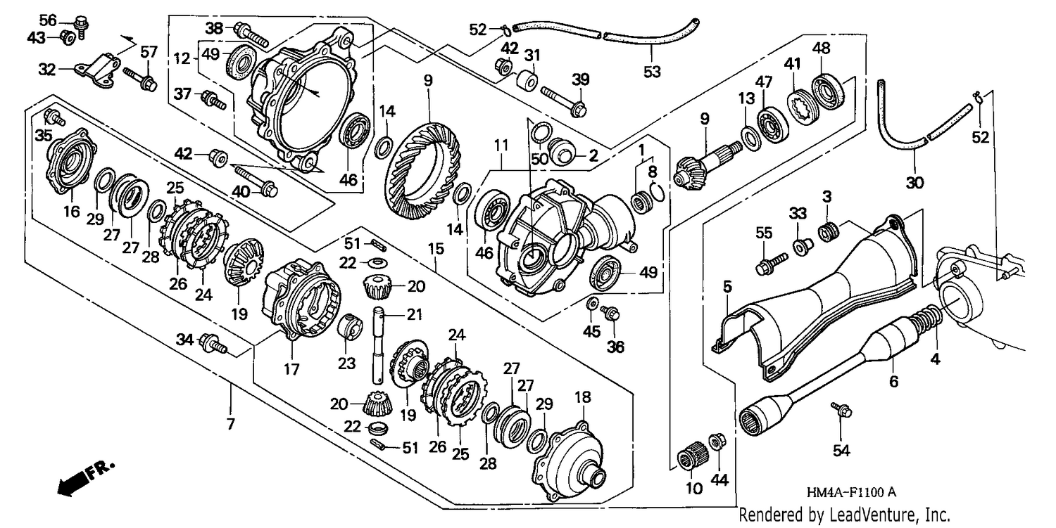 FRONT DRIVESHAFT