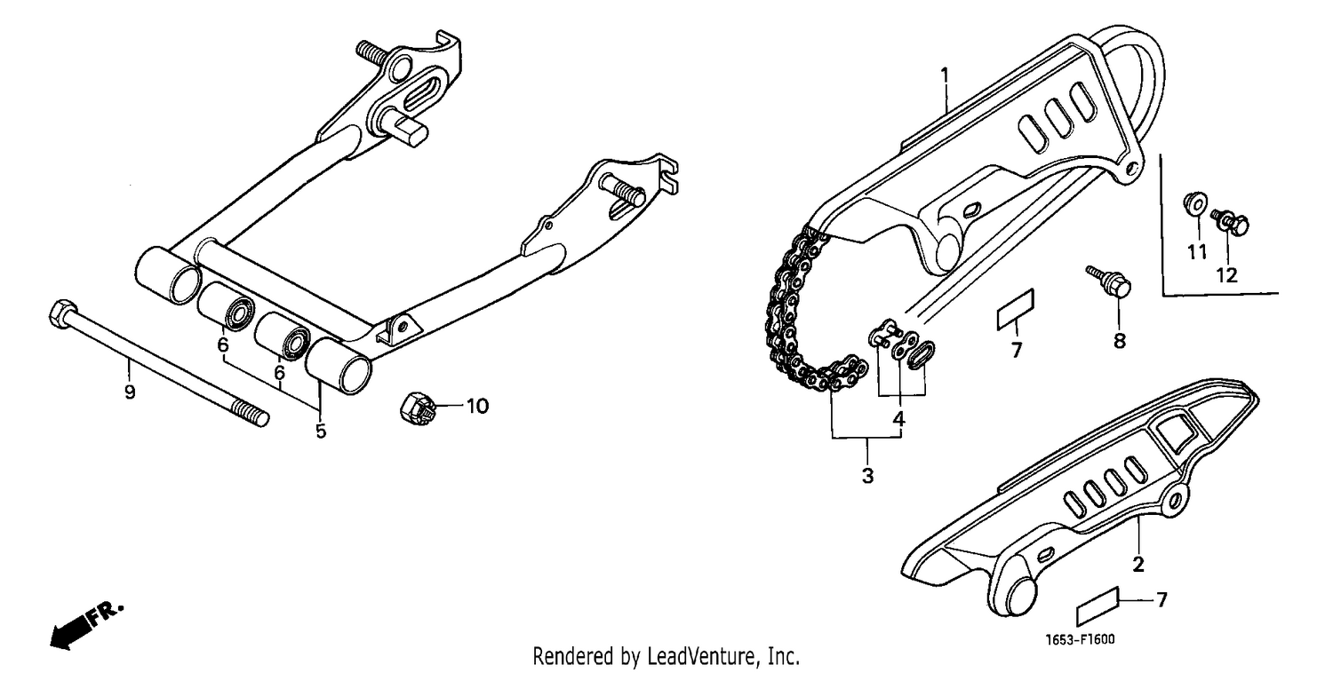 SWINGARM/CHAIN CASE