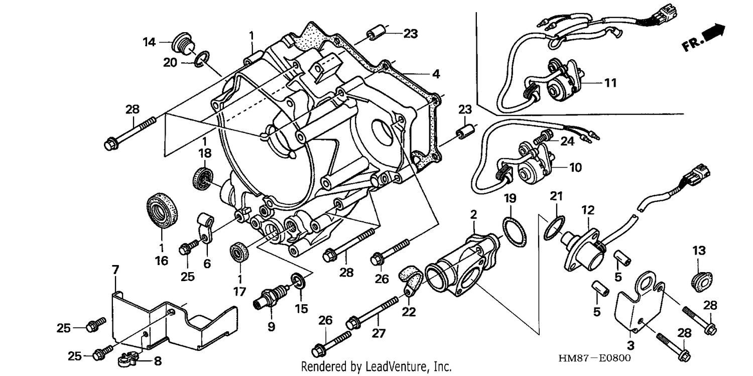 REAR CRANKCASE COVER