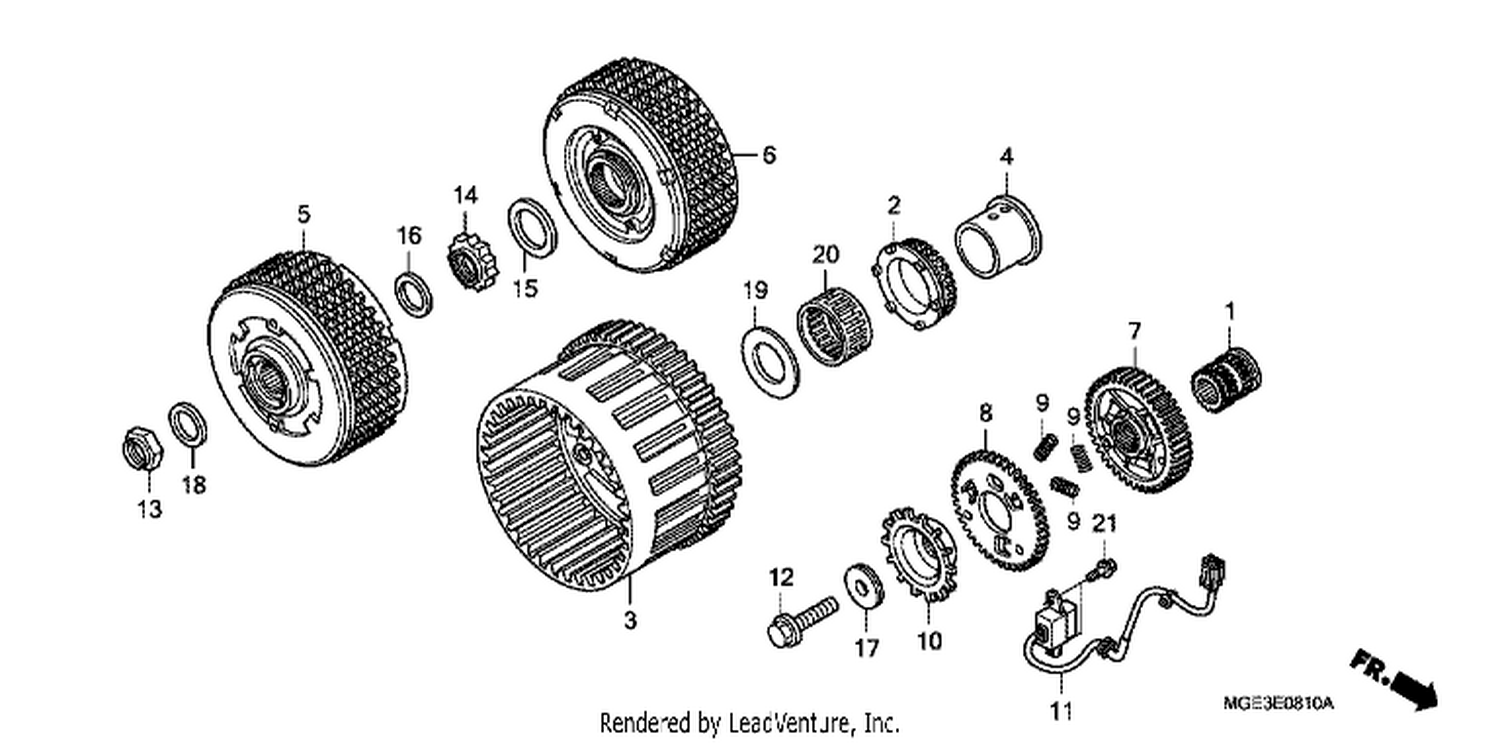  10 CLUTCH (VFR1200FD)