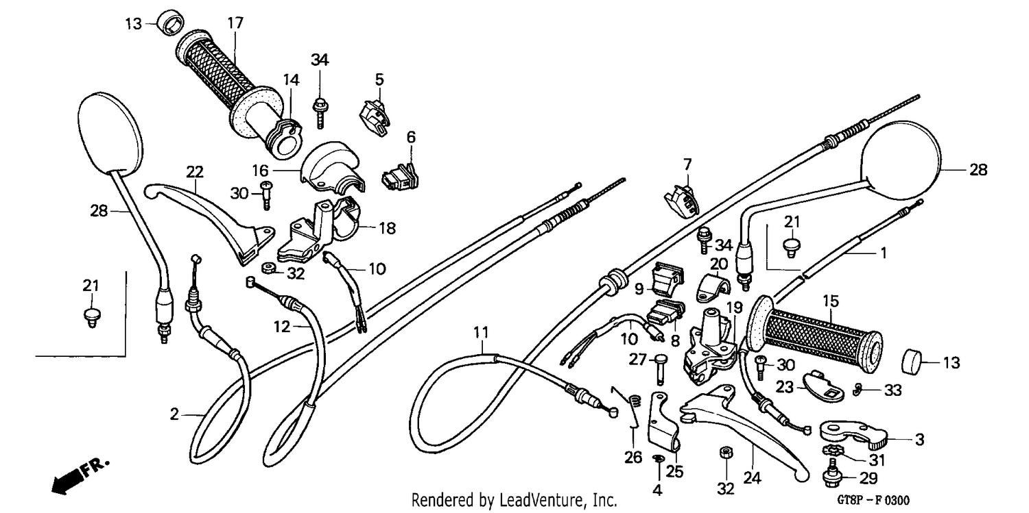 HANDLE LEVER/SWITCH/CABLE