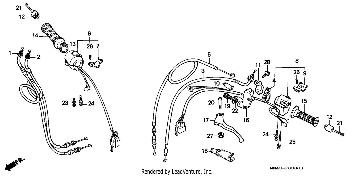 HANDLE LEVER/SWITCH/CABLE