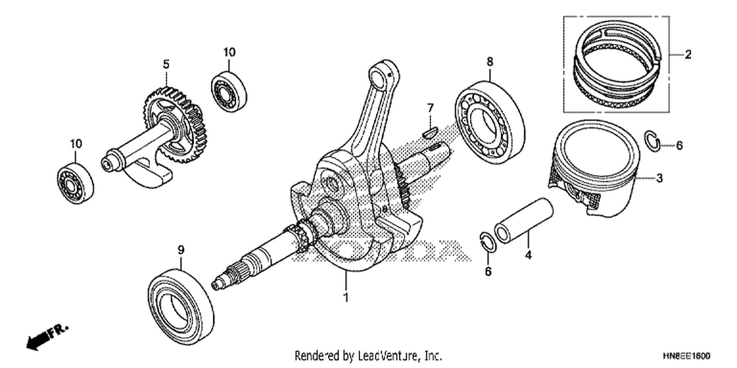 CRANK SHAFT/PISTON
