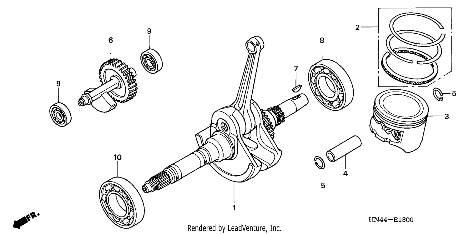 CRANK SHAFT/PISTON