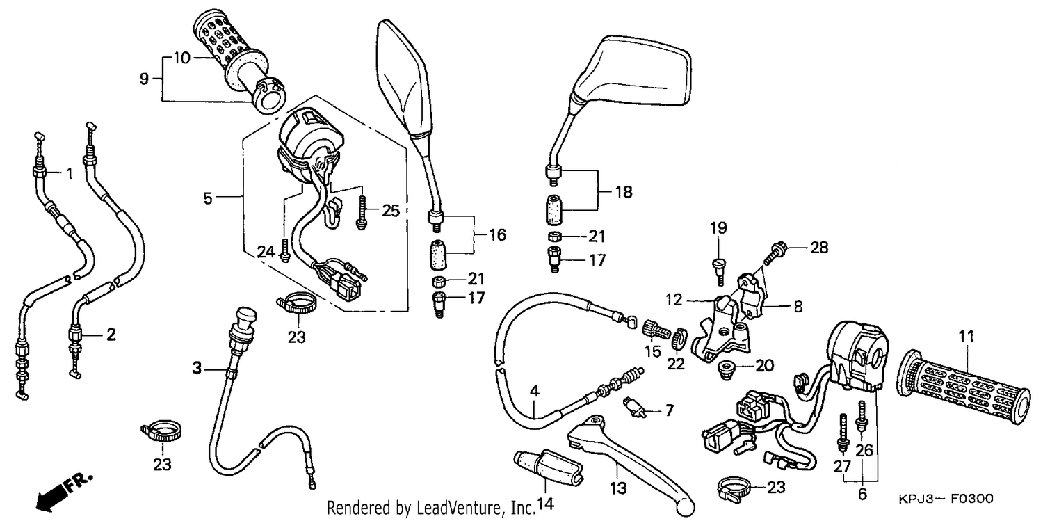 HANDLE LEVER/SWITCH/CABLE