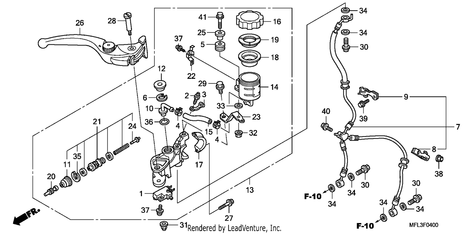 FR. BRAKE MASTER CYLINDER (CBR1000RR)