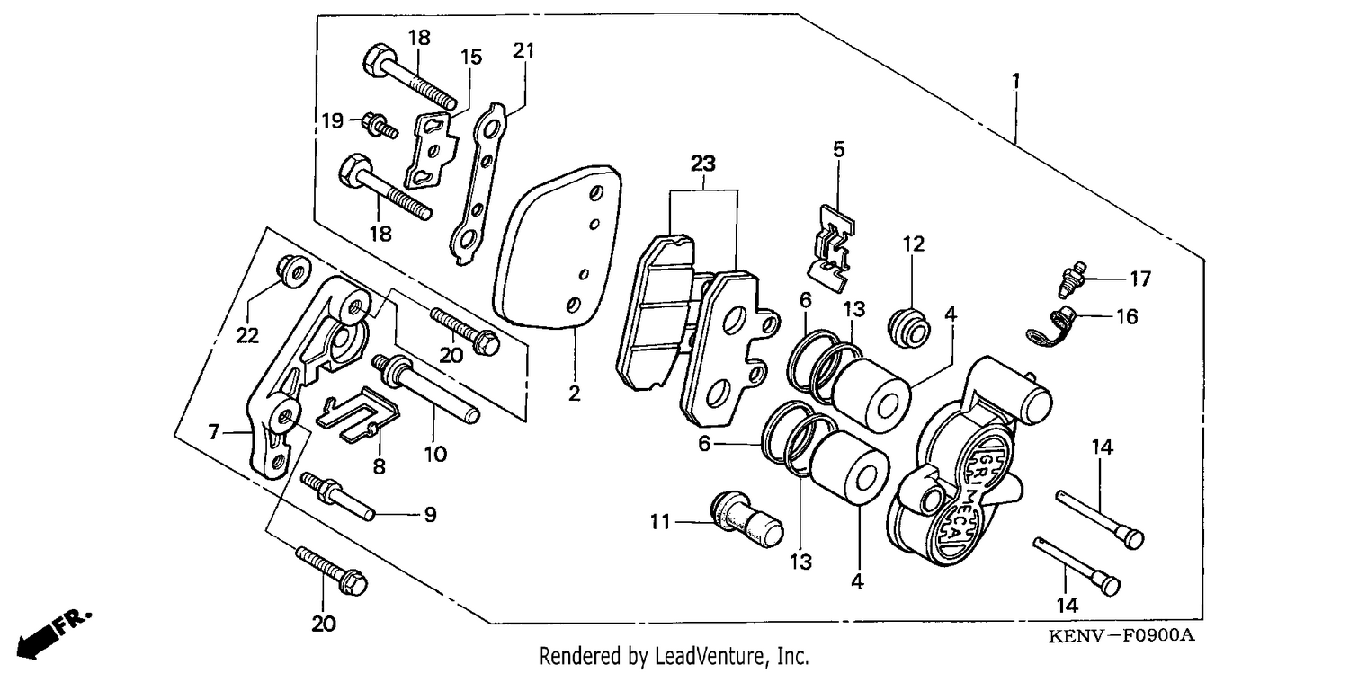 FRONT BRAKE CALIPER