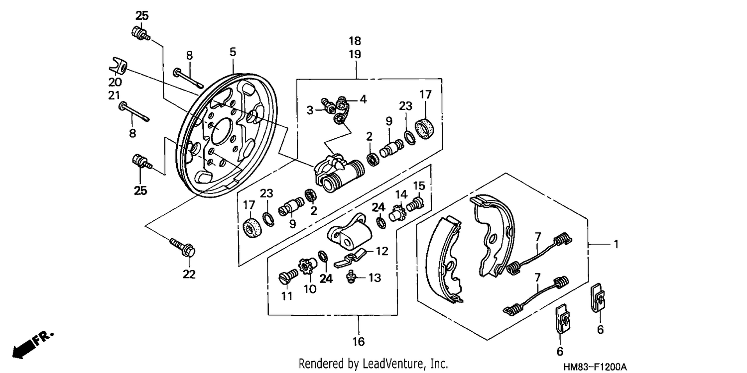 FRONT BRAKE PANEL