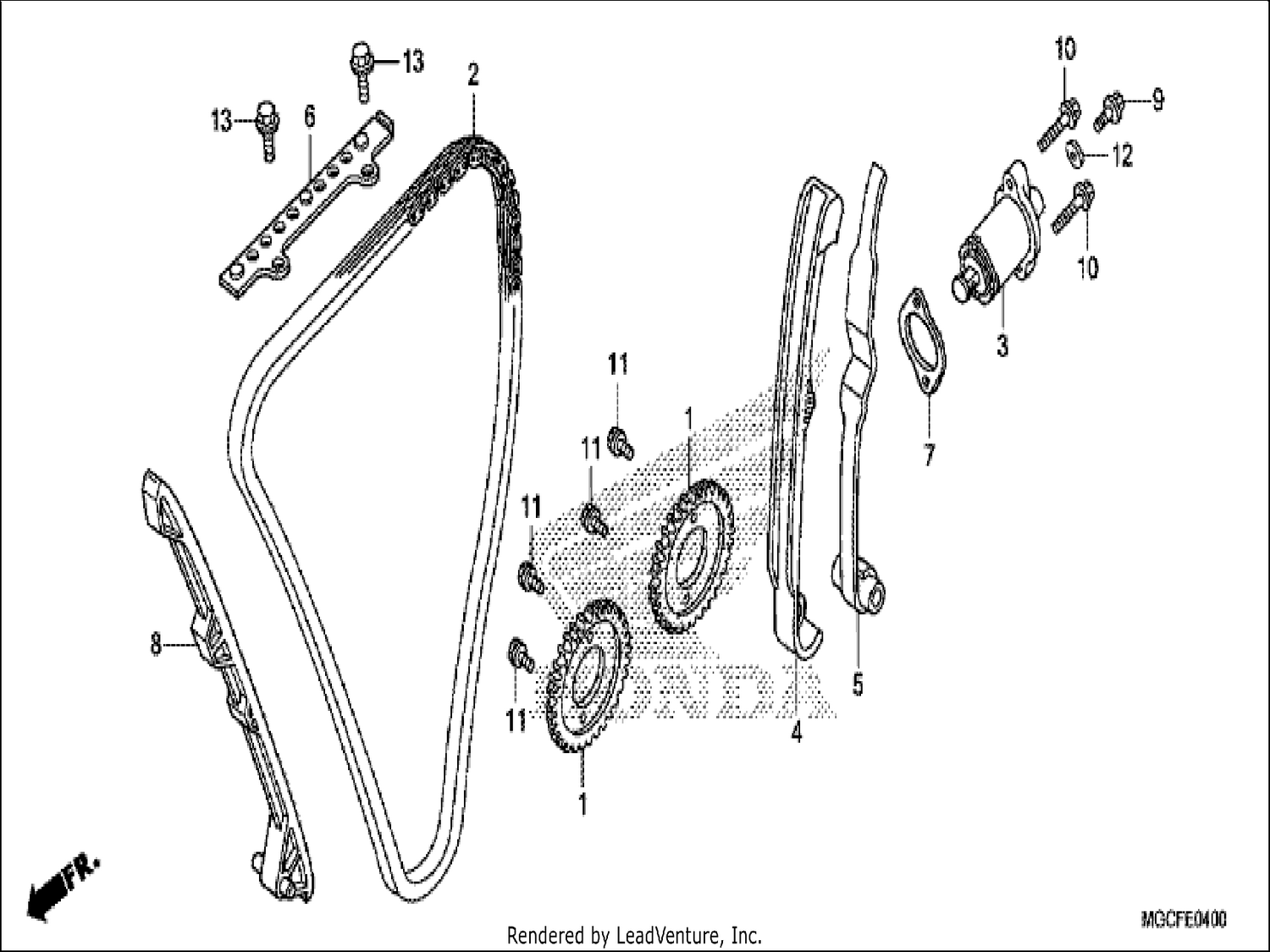  CAM CHAIN/TENSIONER