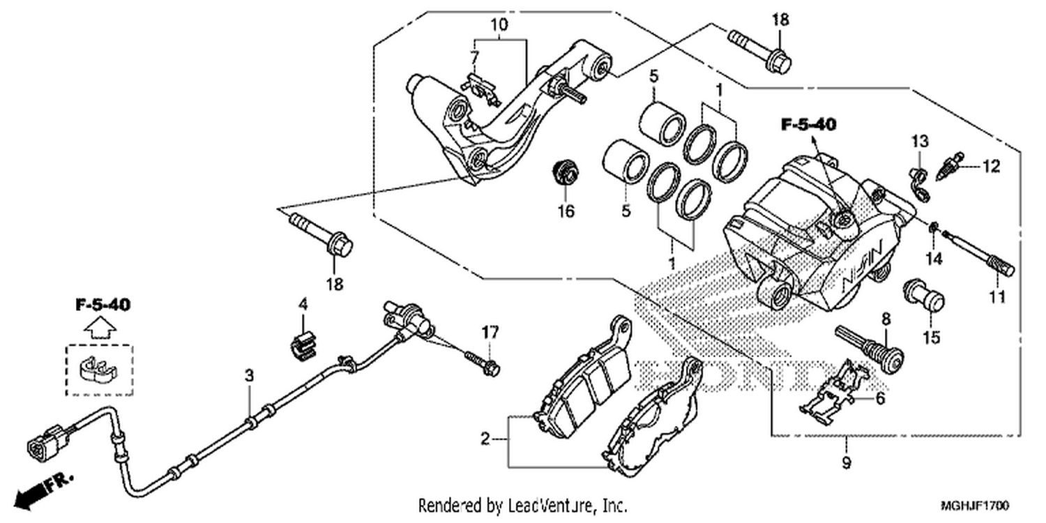  REAR BRAKE CALIPER
