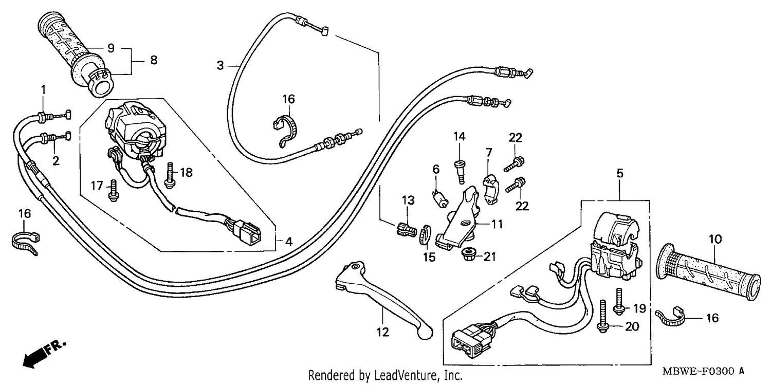HANDLE LEVER/SWITCH/CABLE