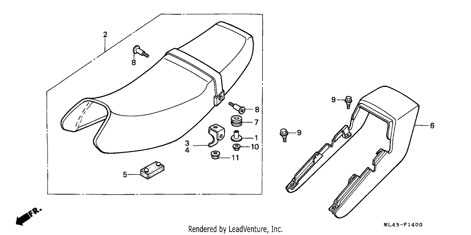 SEAT/SEAT COWL