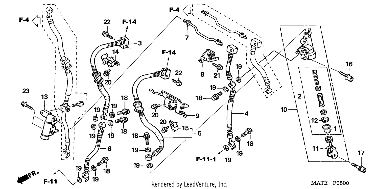 SECOND MASTER CYLINDER