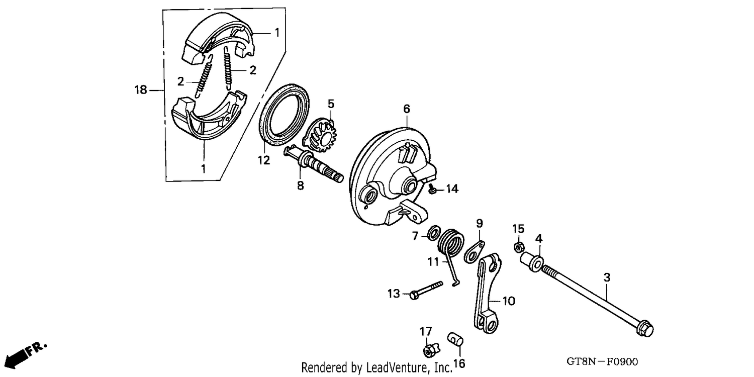 FRONT BRAKE PANEL