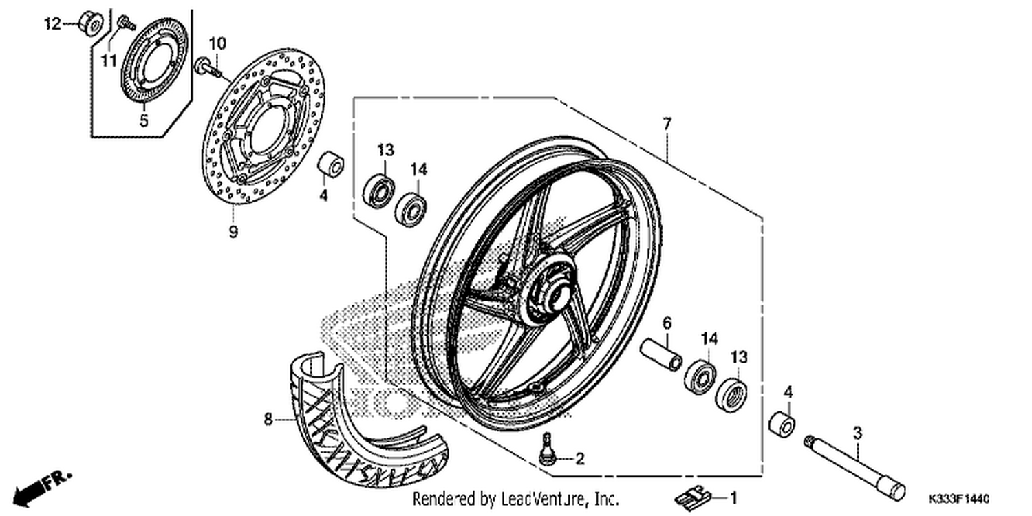  40 FRONT WHEEL