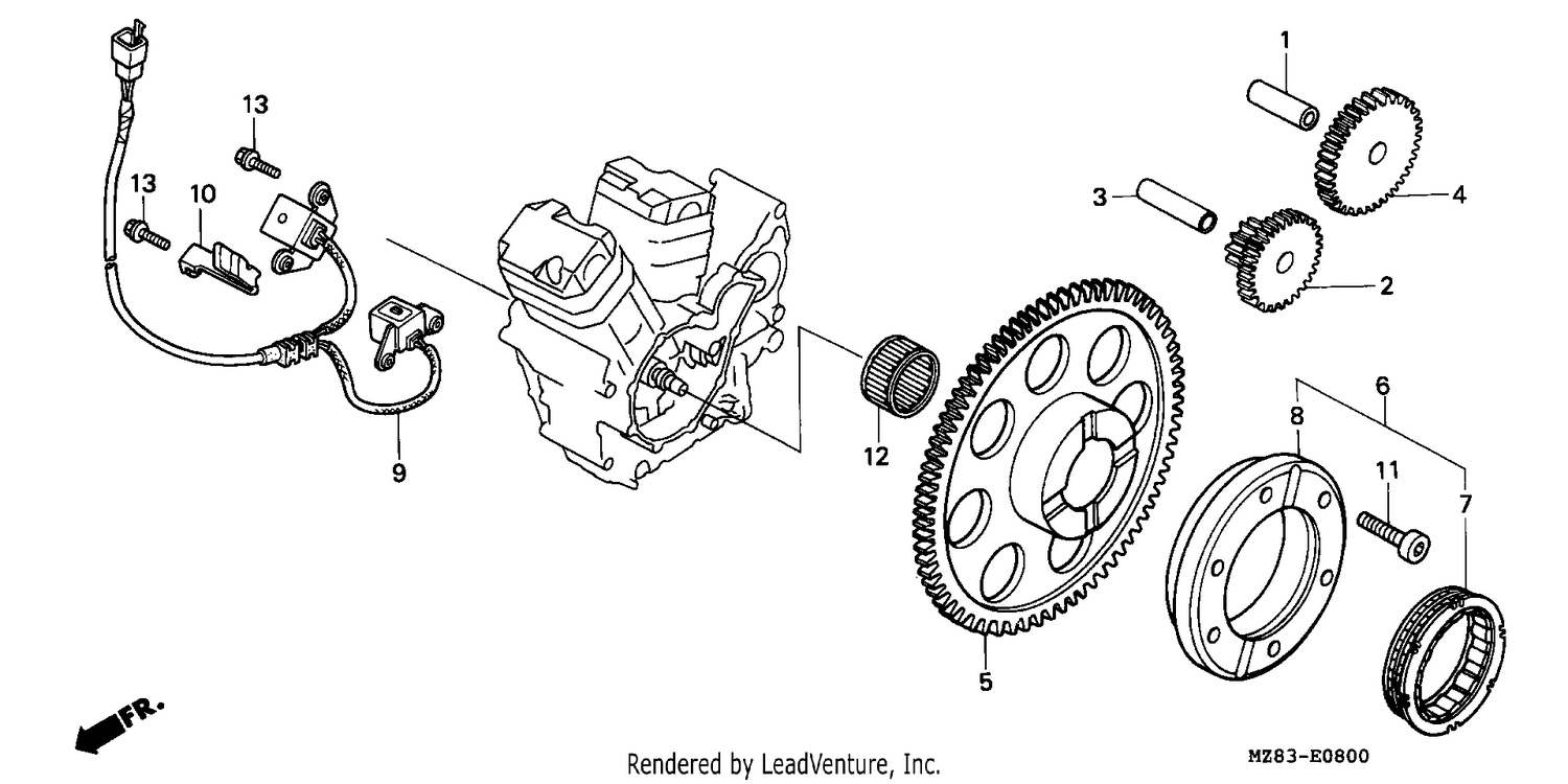PULSE GENERATOR/ STARTING CLUTCH