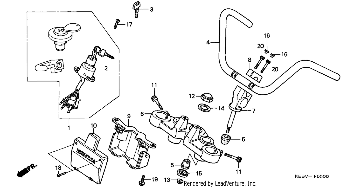 HANDLE PIPE/TOP BRIDGE