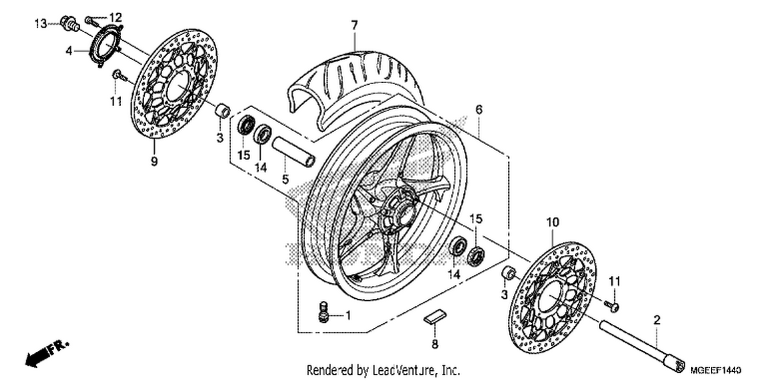  40 FRONT WHEEL