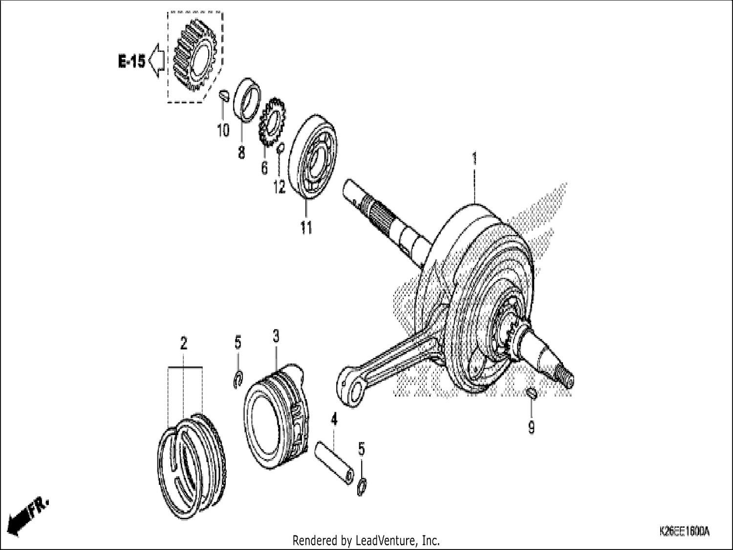  CRANKSHAFT/PISTON