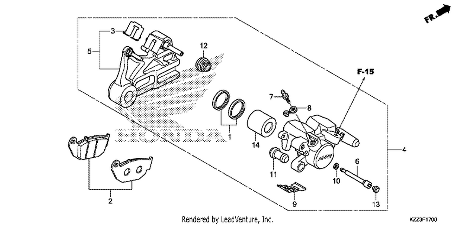  REAR BRAKE CALIPER