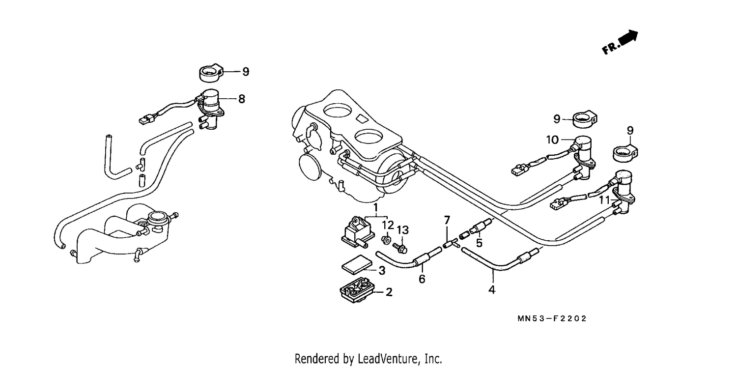 SOLENOID VALVE/ SUB AIR CLEANER (3)
