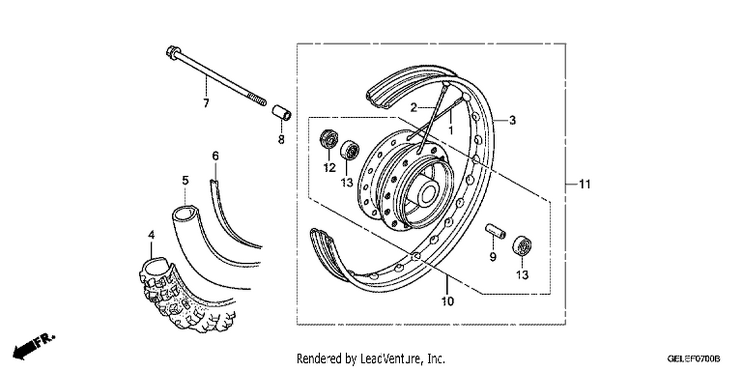  FRONT WHEEL