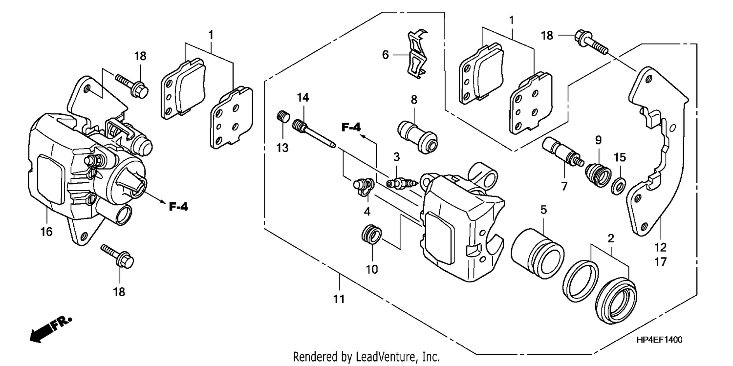 FRONT BRAKE CALIPER