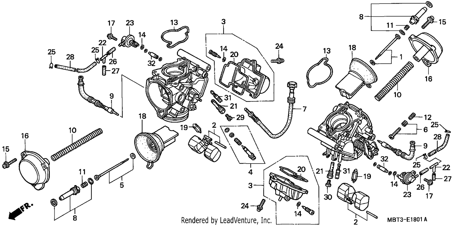 CARBURETOR (COMPONENT PARTS)