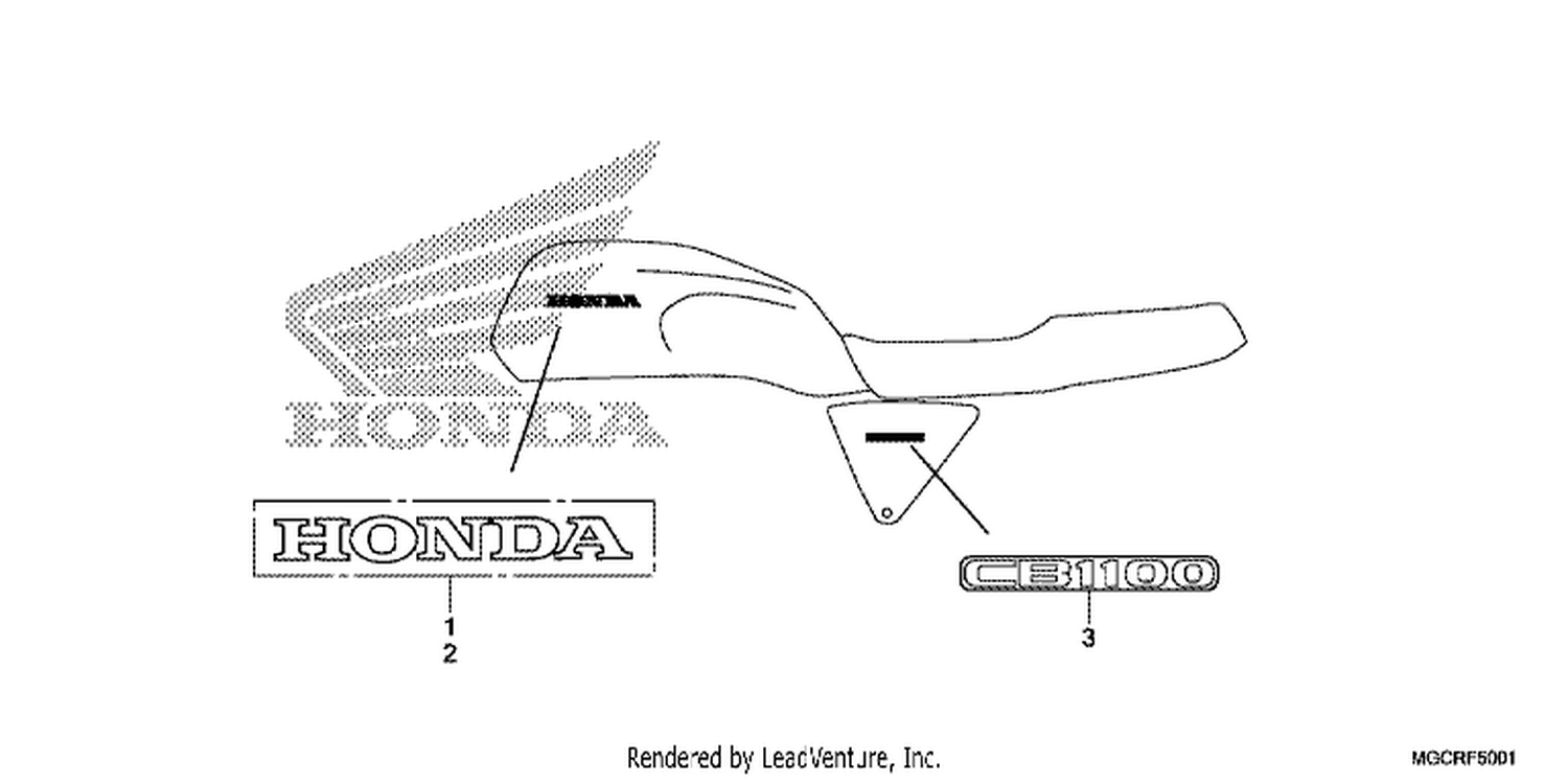  1 MARK (CB1100CA/CAD/NA/NAD)