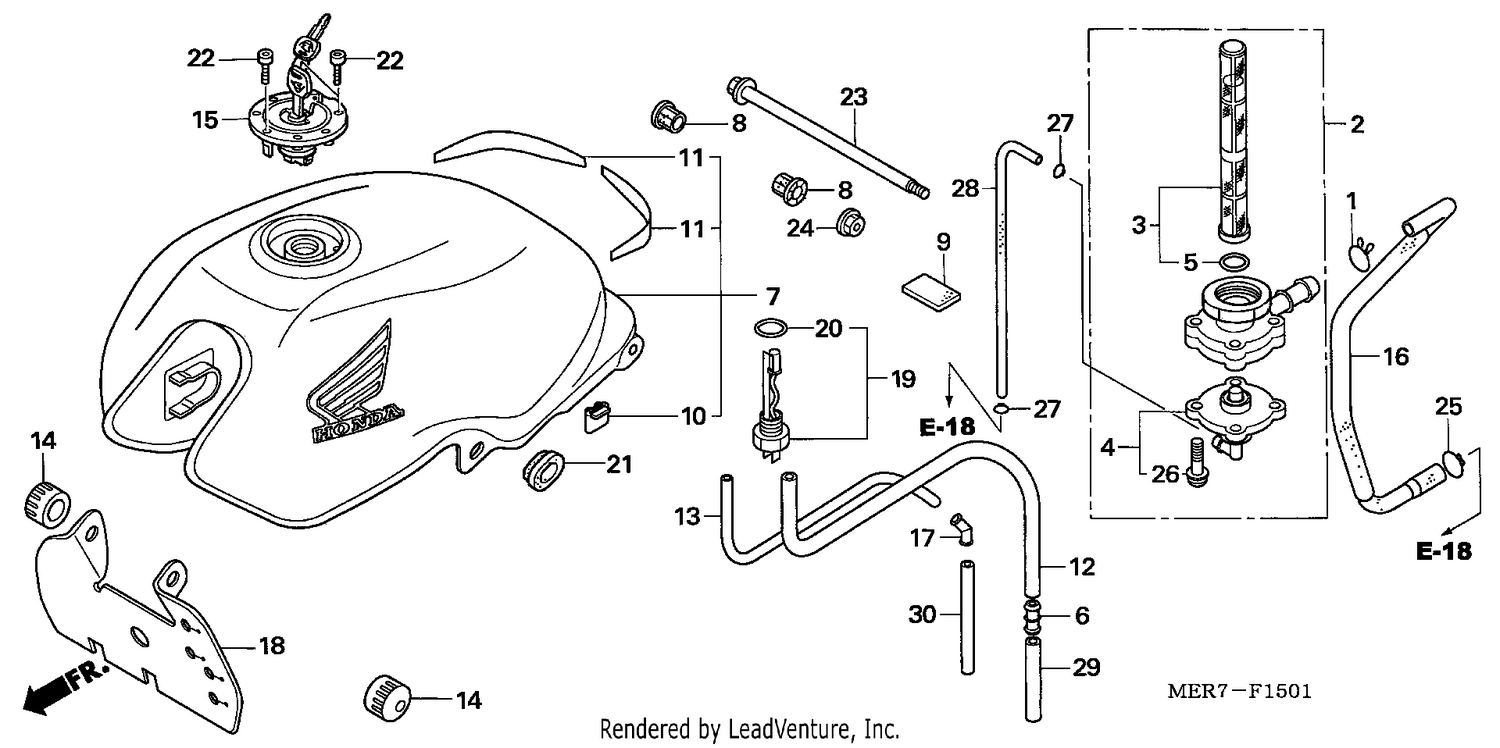 FUEL TANK (CBF600N6/NA6)